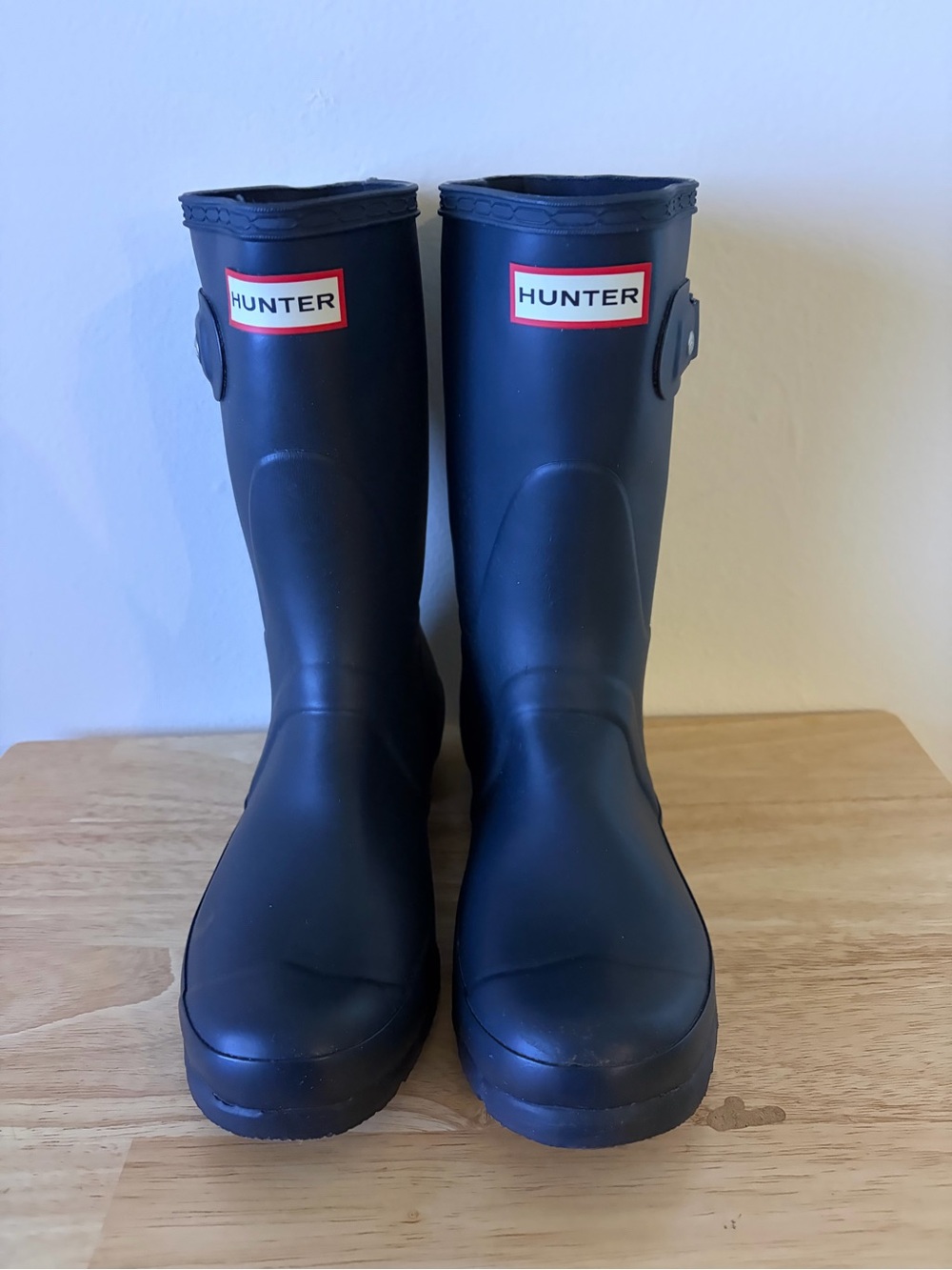 Women’s Navy Hunter Rain Boots